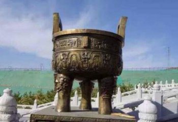 圓鼎雕塑，銅器景觀雕塑，鑄銅工藝