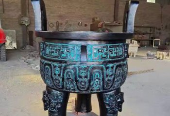 圓鼎雕塑，銅器景觀雕塑，鑄銅工藝