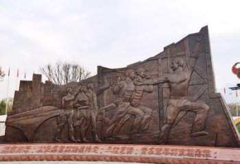 浮雕景觀制造，街景小品，景觀黨建浮雕優(yōu)價