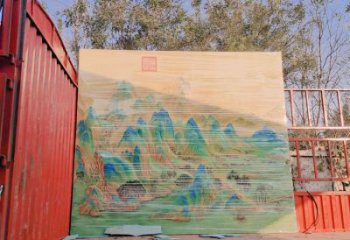 景觀浮雕預定，黃銅構件，景觀廣場浮雕選定