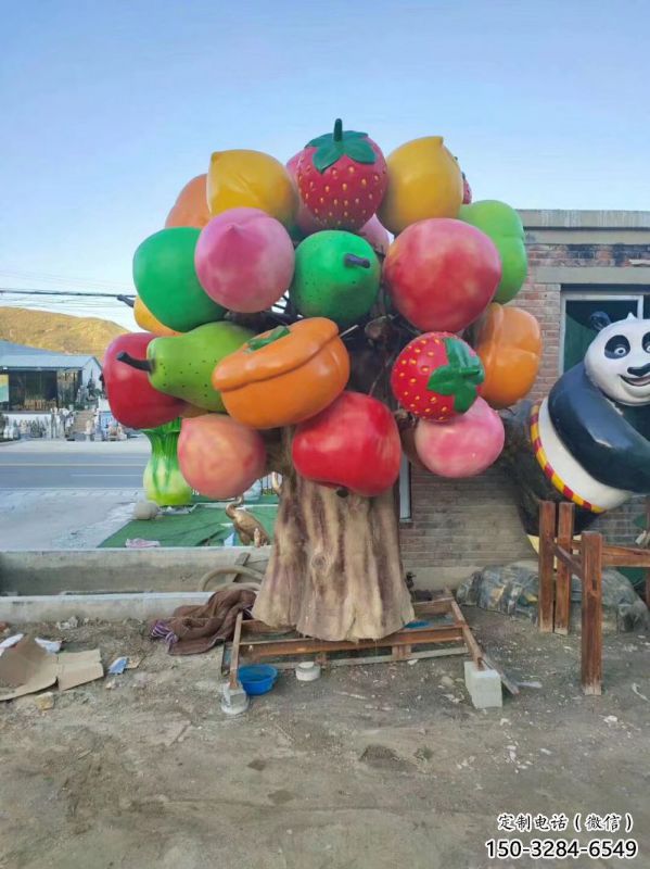 果籃雕塑選定，景觀雕塑，蘋果果籃雕塑生產商