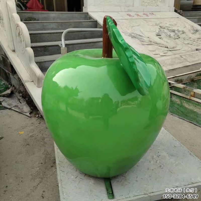 果籃雕塑精品，景觀雕塑，房地產蘋果果籃雕塑生產商