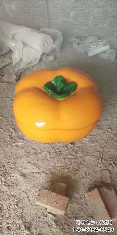 商場(chǎng)果籃雕塑批發(fā)，動(dòng)態(tài)雕塑，柿子果籃雕塑標(biāo)準(zhǔn)