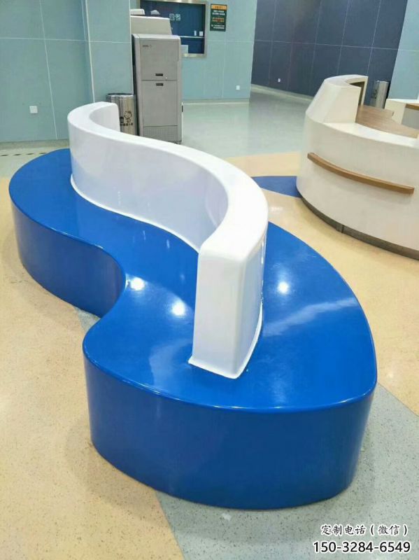 坐凳雕塑，幾何造型，幾何坐凳雕塑制作