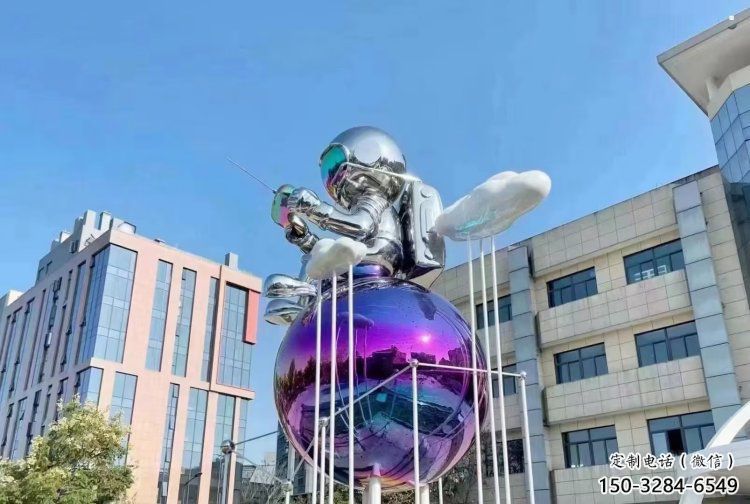 地球雕塑指用，景觀雕塑，不銹鋼地球天使雕塑點(diǎn)擊