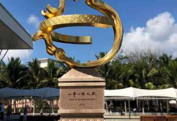 宣傳主題雕塑加工廠家，藝術(shù)形象標(biāo)識(shí)，地標(biāo)美陳雕塑