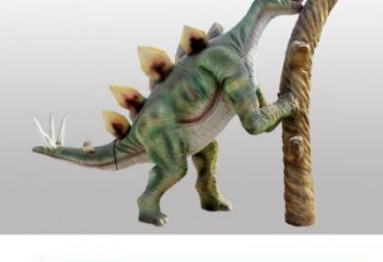 現(xiàn)代恐龍雕塑展品，室外軟裝，玻璃鋼恐龍雕塑訂做