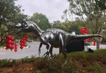 恐龍雕塑工廠標準，亮面藝術，景觀鏡面恐龍雕塑供應