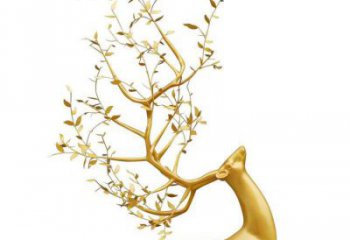 烤漆梅花鹿雕塑生產，廣場雕塑，仿真梅花鹿雕塑展品