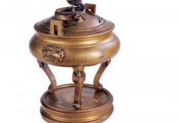 黃銅材質博山爐雕塑