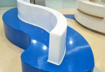 坐凳雕塑，幾何造型，幾何坐凳雕塑制作