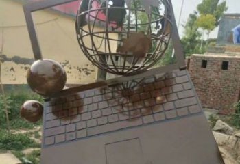 地球儀雕塑標(biāo)準(zhǔn)，廣場(chǎng)雕塑，筆記本地球儀雕塑廠家