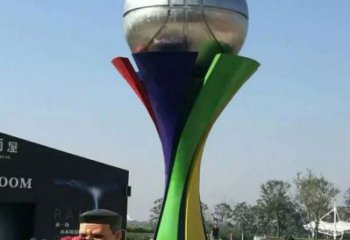 地球儀雕塑精品，景觀雕塑，不銹鋼手托地球儀雕塑生產商