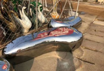 房地產(chǎn)坐凳雕塑，仿古景觀雕塑，鏡面制造