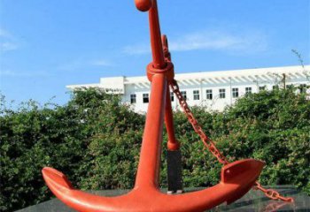 步行街船錨雕塑