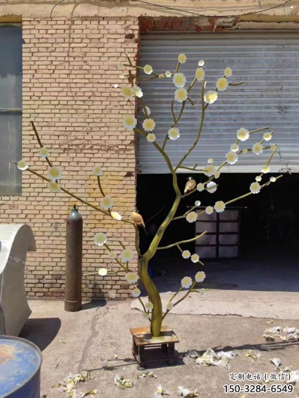 紫丁香雕塑定做，公園小品，不銹鋼紫丁香雕塑廠家精選