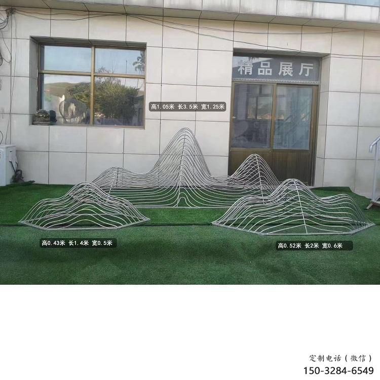 不銹鋼假山雕塑，廣場(chǎng)雕塑，鏤空假山雕塑廠家