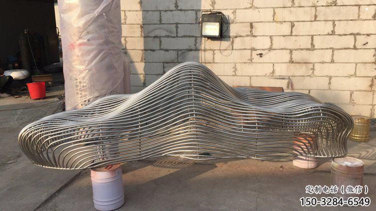 廣場景觀雕塑，假山水景雕塑，抽象效果