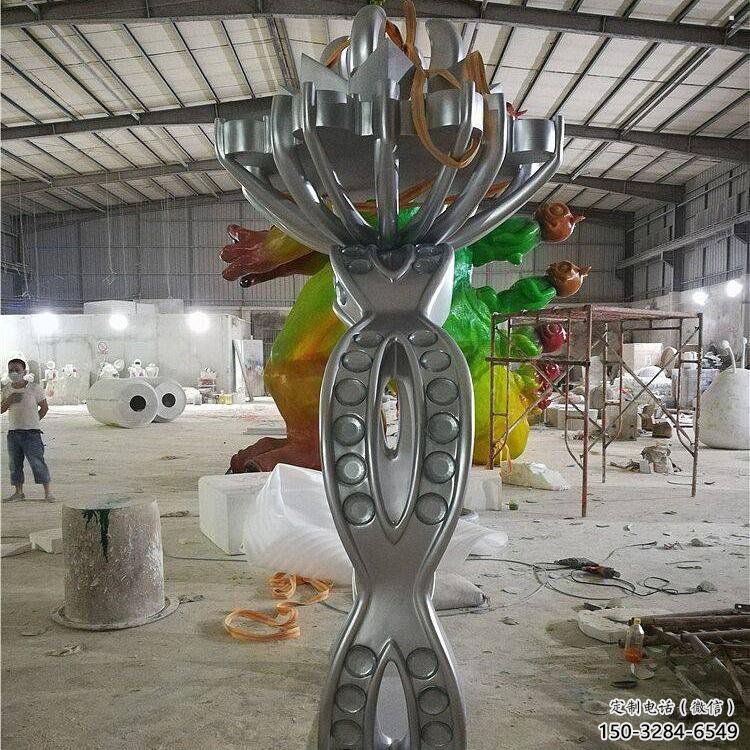 雕塑鉆戒制造，街景小品，景觀不銹鋼鉆戒雕塑優價