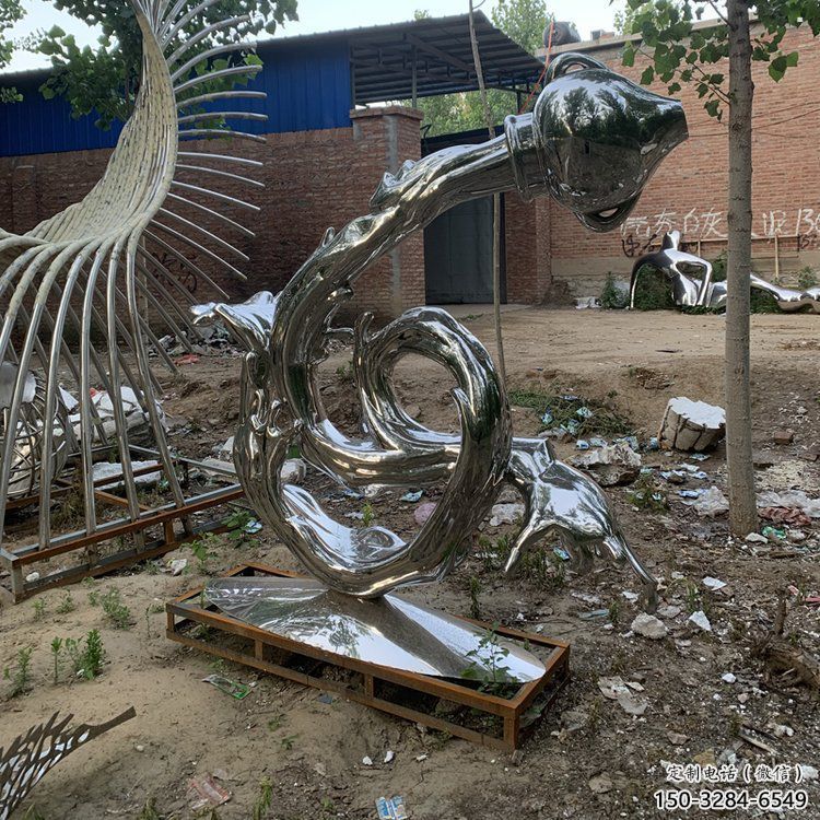 浪花雕塑批發，標識雕塑，展示浪花天壺雕塑優選