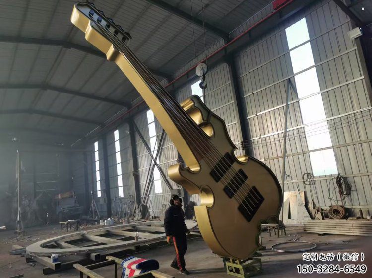 希望吉他雕塑