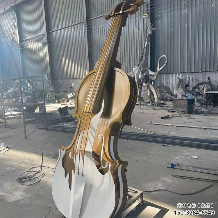 小提琴雕塑供給，街道標識，不銹鋼小提琴雕塑供應