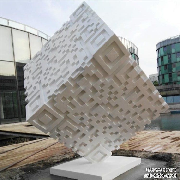 雕塑優(yōu)選，美陳雕塑，不銹鋼方塊雕塑廠家精品