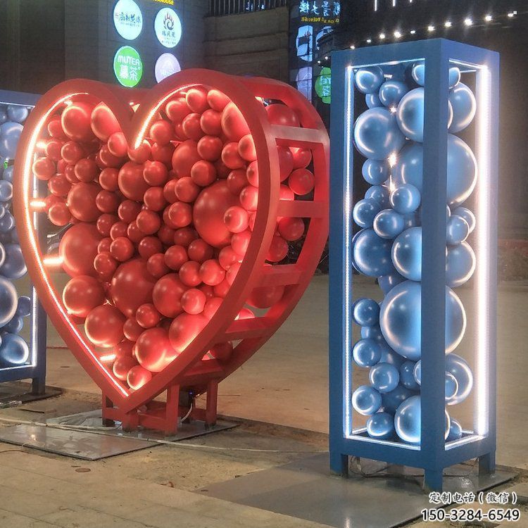 房地產Love雕塑精品，標識雕塑，不銹鋼Love雕塑廠家供給