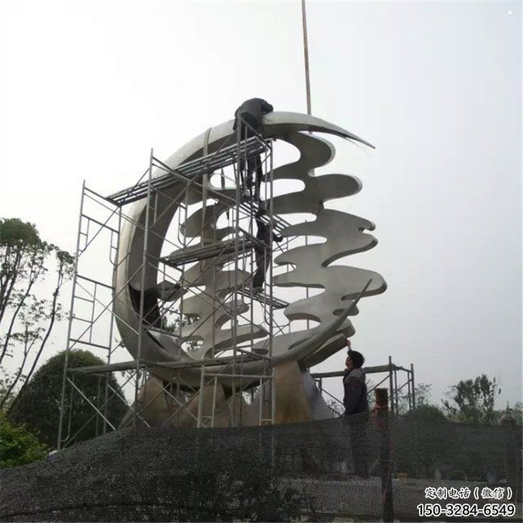 喜字雕塑觀賞型，標識雕塑，美陳不銹鋼喜字雕塑廠家