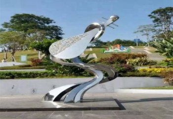 提琴雕塑制作，公園小品，不銹鋼提琴雕塑優(yōu)選