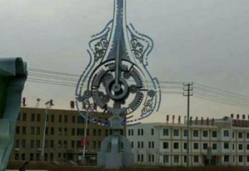 小提琴雕塑定價，街景小品，不銹鋼小提琴雕塑批發(fā)