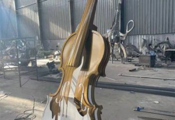 小提琴雕塑供給，街道標識，不銹鋼小提琴雕塑供應