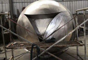 繡球雕塑點(diǎn)擊，地標(biāo)擺件，不銹鋼繡球雕塑精選