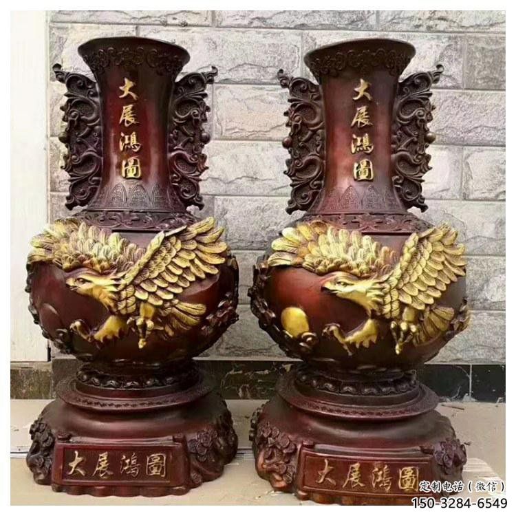 花瓶雕塑精選，歐式風格，藝術銅花瓶雕塑指用