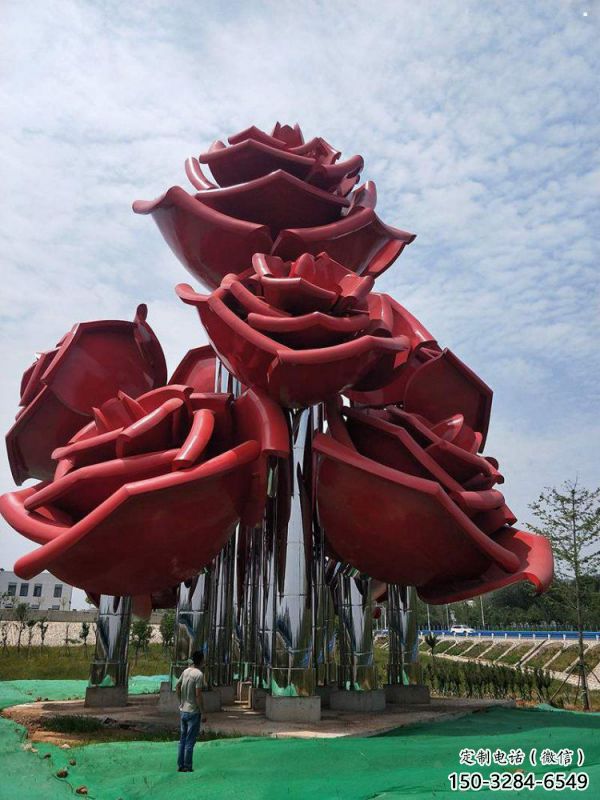 花樹雕塑生產商，戶外雕塑，不銹鋼花樹雕塑生產廠家