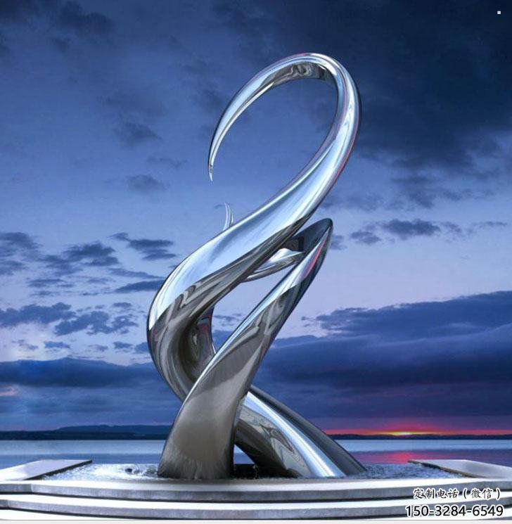 樹芽雕塑制作，街道標識，不銹鋼樹芽雕塑制造商