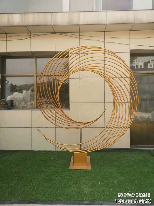 圓環(huán)雕塑定價(jià)，景觀雕塑，鏤空?qǐng)A環(huán)雕塑廠家批發(fā)