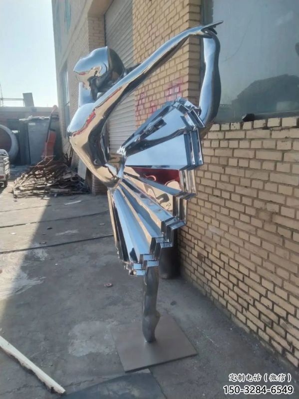 舞者雕塑供應，藝術雕塑，圓環舞者雕塑素材制造