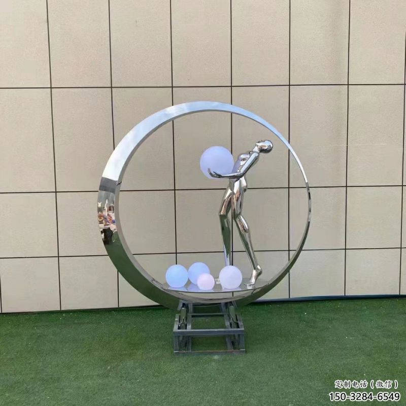 仙子雕塑預定，白鋼構件，文化景觀圓環仙子雕塑選定