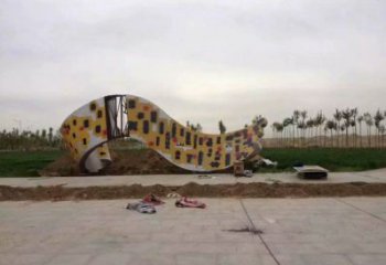 景觀館書卷雕塑，鍍銅景觀雕塑，鍍銅工藝