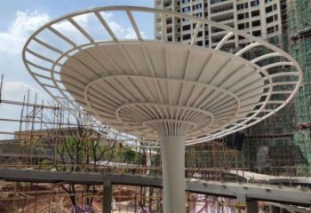 傘樹雕塑批發(fā)，美陳雕塑，主題鏤空傘樹雕塑標準