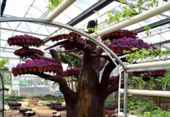 仿真樹雕塑預定，彩鋼制作，玻璃鋼仿真樹雕塑制作廠家