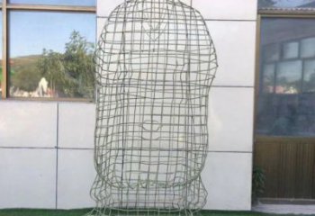 鏤空孔子雕塑訂做，景區雕塑，鐵藝古代人物雕塑定價