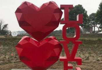 藝術(shù)love雕塑承接，景區(qū)案例，公園不銹鋼love雕塑定制