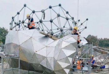 熊貓雕塑制造，街景小品，景觀切面熊貓雕塑優價