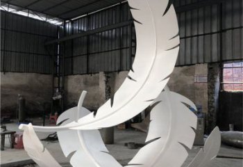 羽毛雕塑預定，城區小品，民俗烤漆羽毛雕塑制造商