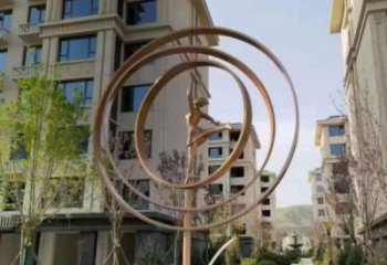 舞者雕塑精選，戶外雕塑，廣場(chǎng)圓環(huán)舞者雕塑優(yōu)價(jià)