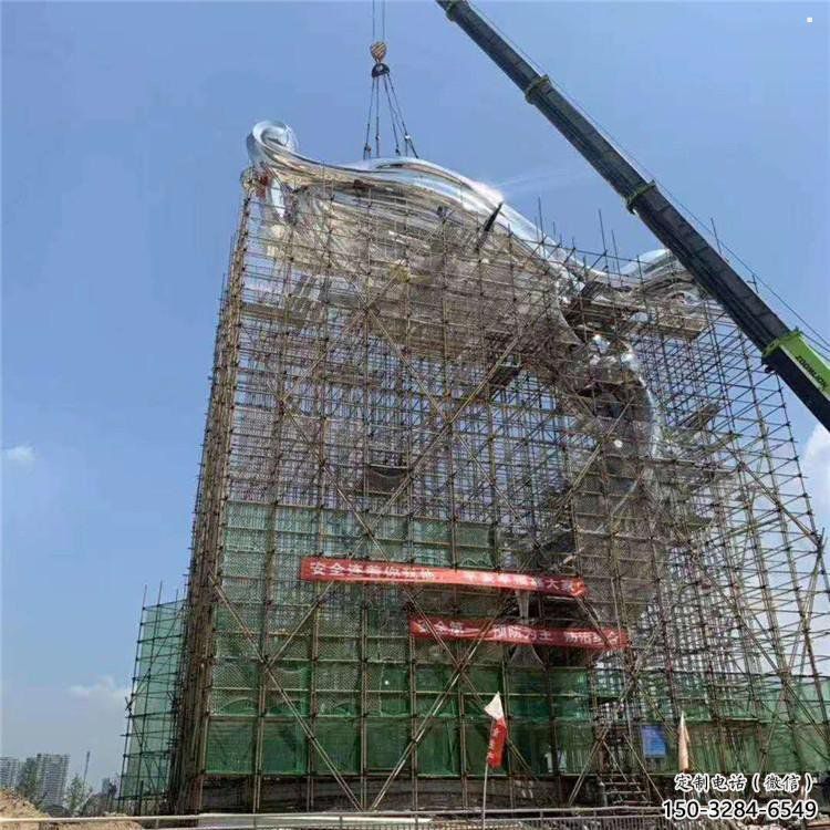 祥云雕塑優(yōu)選，多彩藝術(shù)，抽象不銹鋼祥云雕塑選用