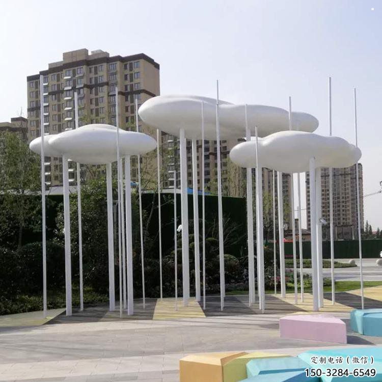 酒店云朵雕塑，鍍金歐式雕塑，仿古擺件