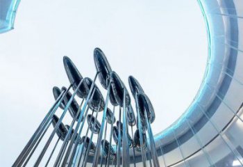 不銹鋼祥云雕塑承接，城市裝飾，大型祥云雕塑公司生產(chǎn)商